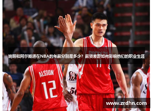 姚明和阿尔斯通在NBA的年薪分别是多少？薪资差距如何影响他们的职业生涯